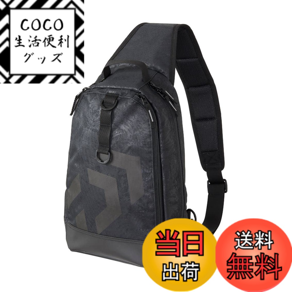 【送料無料】ダイワ(DAIWA) ワンショルダーバッグ(D) スパイラルブラック 14x24x37cm