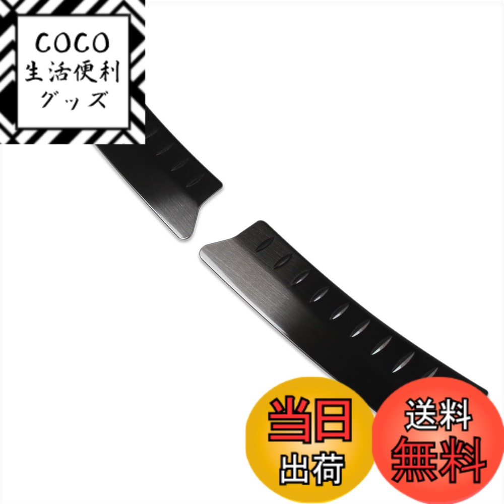 【送料無料】RUIQ スバル 新型 クロストレック インプレッサ GU系 専用 内装 ステンレス ラゲッジ キッキングプレート スカッフプレートバック リア インナースカッフ カバー ガード ボード 保護 ガーニッシュ Subaru Crosstrek Impreza 専用 設計 (黒色)