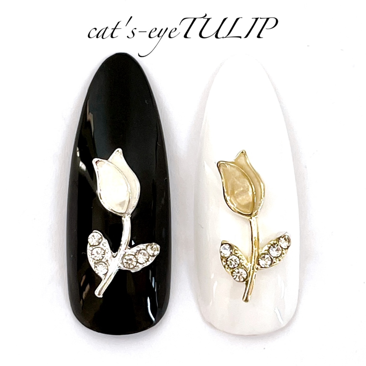 楽天市場】ネイルパーツ【2個】ピクチャーフラワー パール スクエア