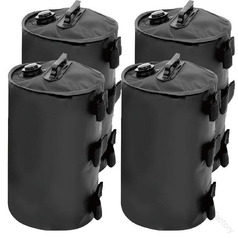 テント用 ウエイト タープテント用 重り 2色 注水式ウェイト 4個入り 20L ウェイトバッグ マルチ ウエイト 注水タイプ テントウェイト バンドテープ付き 10L タープテント 重し キャンプ｜coco-ailes