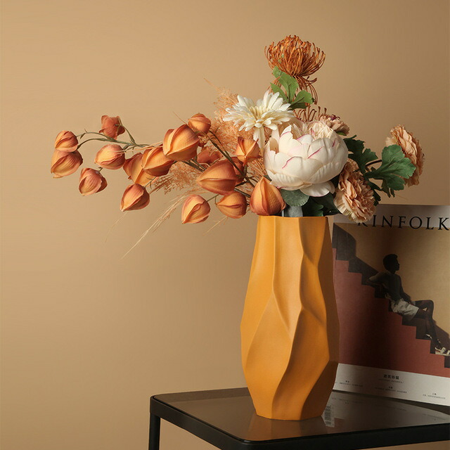 旋風 折り紙華瓶 御花地覆 花瓶 格好良い 大極柱毛色 生花 花びん 北欧 無地 一輪挿し 花器 陶器 柱 家具 リビング 寝処 エントランス 書斎 窓辺 貨物輸送無料 Runsandtrails Com