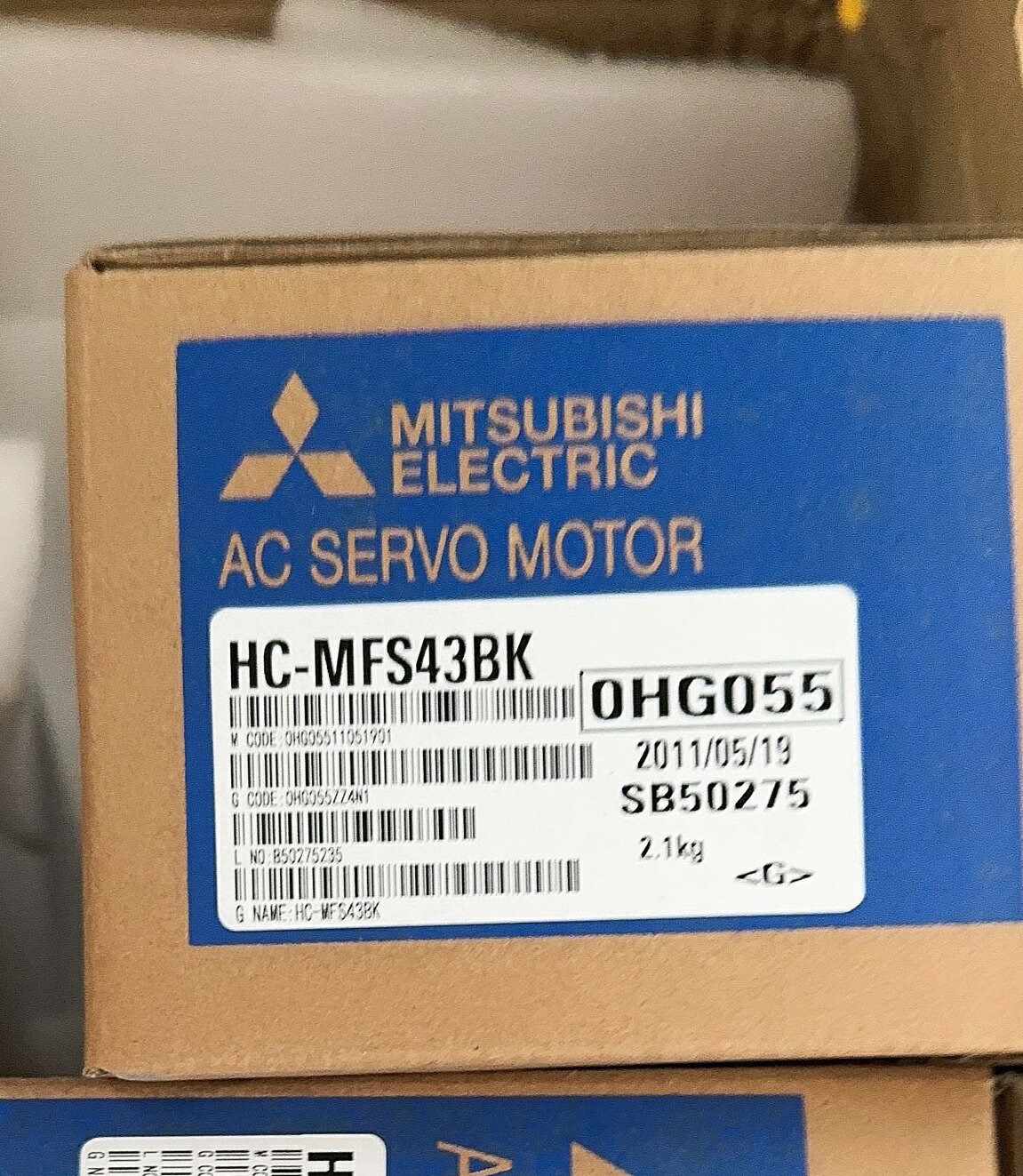 新品★東京発★適格請求★税込★MITSUBISHI 三菱電機 HC-MFS43BK サーボモーター★６ヶ月保証｜虹色の空 54,000円