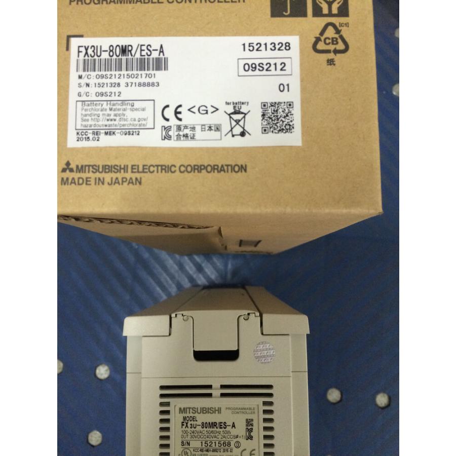 新品★東京発★適格請求★税込 三菱 シーケンサ FX3U-80MR/ES-A ★6ヶ月保証｜虹色の空 26,000円