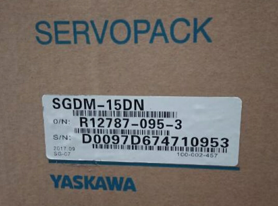 新品★日本の首都発★適当お願いごと★税込 YASKAWA / 安川電機 サーボ１番ウッド SGDM-15DN ★6ヶ月引き受ける