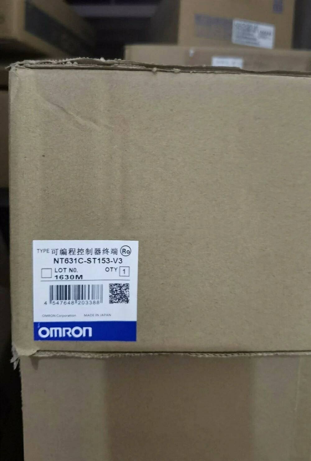 新品★東京発★適格請求★税込 OMRON/オムロン  NT631C-ST153-V3 タッチパネル★６ヶ月保証