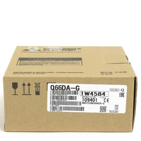 新品★日本の首都発★適当お願いごと★税込 三菱 シーケンサー Q66DA-G アナログ最終生産物社会的単位★６ヶ月引き受ける