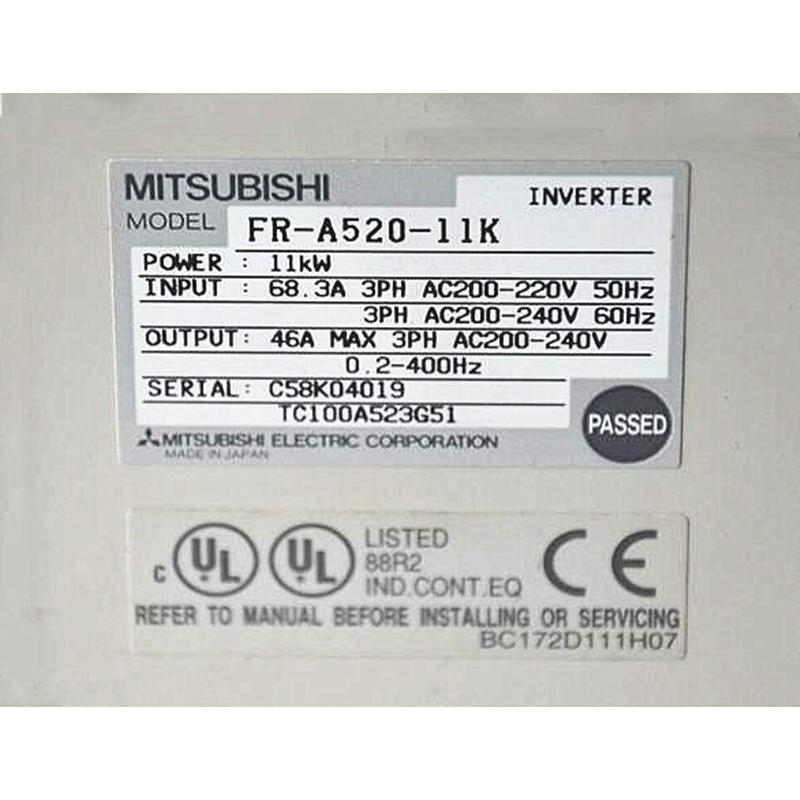 新品★日本の首都発★適当お願いごと★税込 MITSUBISHI 三菱 インバータ FR-A520-11K★６ヶ月引き受ける