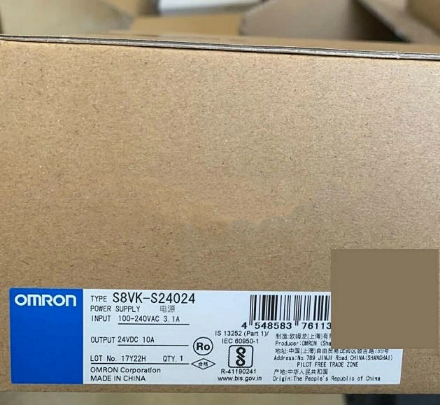 新品★東京発★適格請求★税込 OMRON オムロン S8VK-S48024 24VDC 20A 用 スイッチ電源★6ヶ月保証|虹色の空