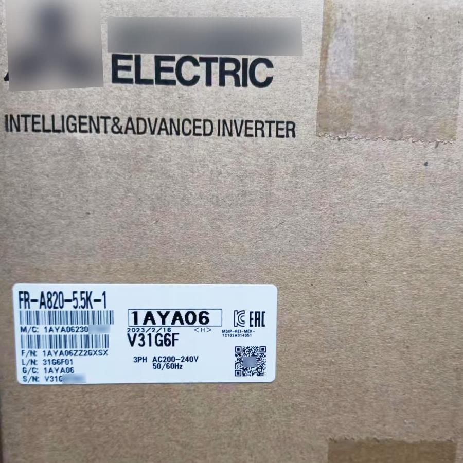 新品★日本の首都発★適当お願いごと★税込★MITSUBISHI三菱電機 FR-A820-5.5K-1  ★６ヶ月引き受ける