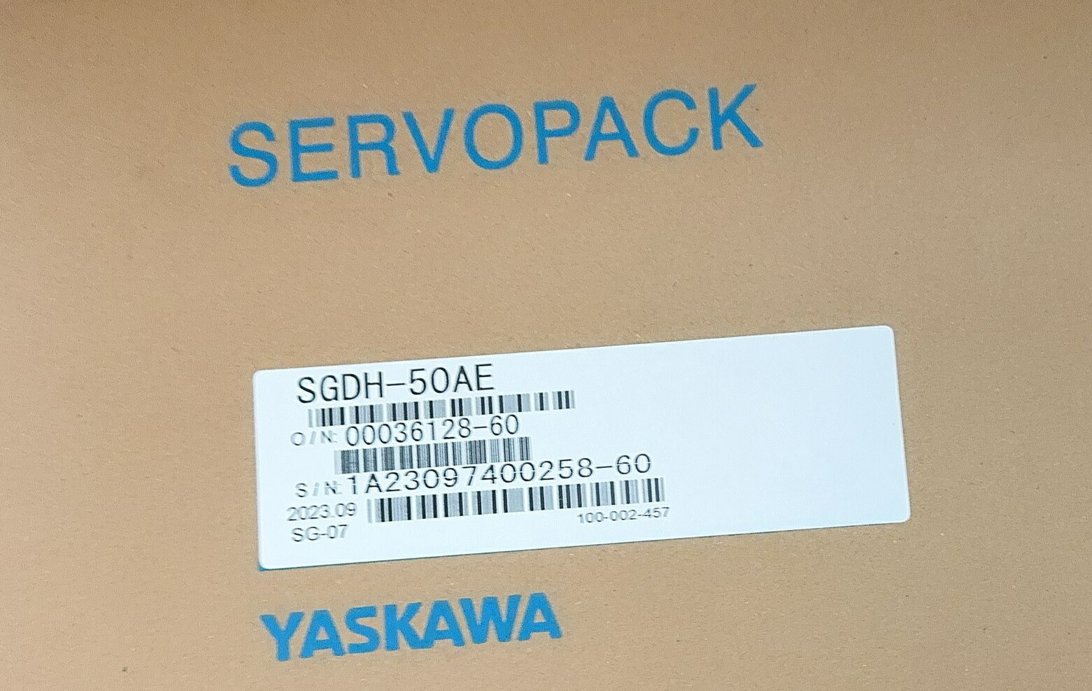 新品★東京発★適格請求★税込 YASKAWA / 安川電機 SGDH-50AE サーボドライバー★６ヶ月保証｜虹色の空 57,200円