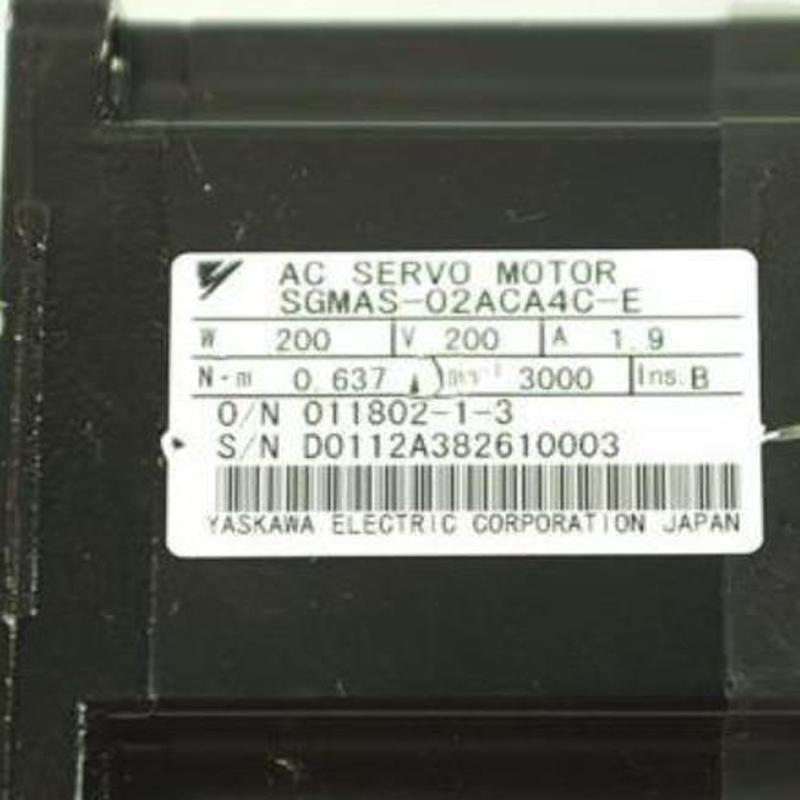 新品★東京発★適格請求★税込★YASKAWA / 安川電機 SGMAS-02ACA4C-E サーボモーター ★６ヶ月保証｜虹色の空 101,500円