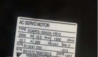 新品★日本の首都発★適当お願いごと★税込★YASKAWA サーボ原動機 SGMRS-30A2A-YR12 ★６ヶ月引き受ける