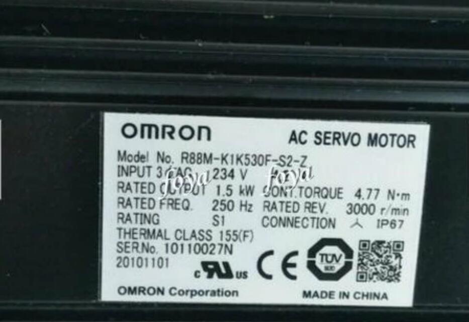 新品★日本の首都発★適当お願いごと★税込★OMRON オムロン R88M-K1K530F-S2-Z 用サーボ原動機 ★６ヶ月引き受ける