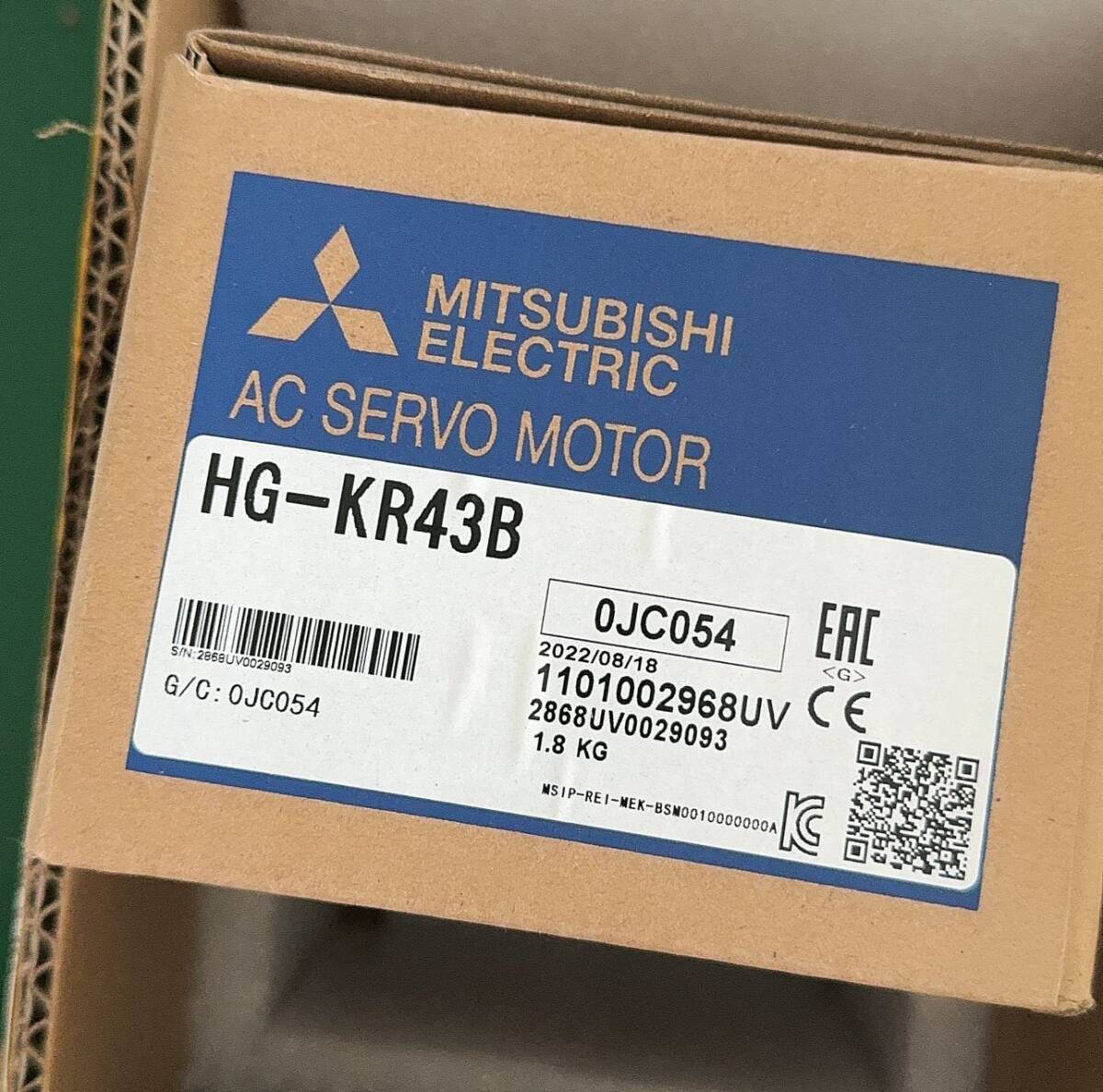 新品★日本の首都発★適当お願いごと★税込 MITSUBISHI/三菱 HG-KR43B サーボ原動機★６ヶ月引き受ける