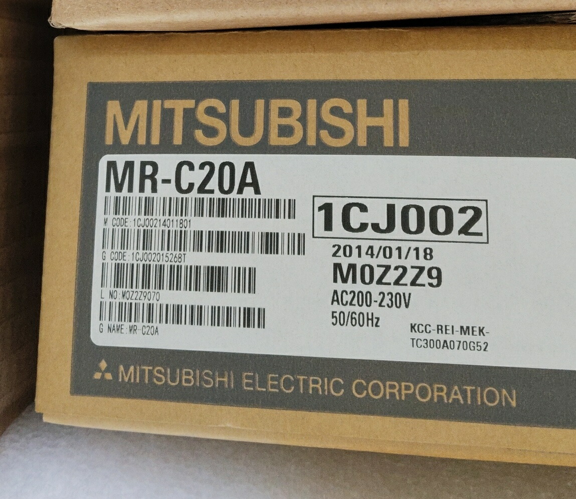 新品★日本の首都発★適当お願いごと★税込 MITSUBISHI 三菱 MR-C20A サーボアンプリファイアー★６ヶ月引き受ける