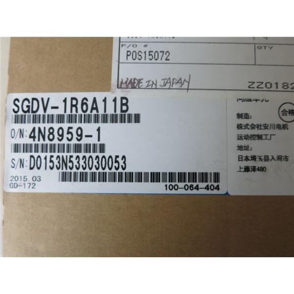 新品★日本の首都発★適当お願いごと★税込★YASKAWA 電機 サーボ１番ウッド SGDV-1R6A11B★６ヶ月引き受ける