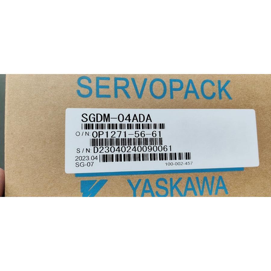 新品★日本の首都発★適当お願いごと★税込 YASKAWA / 安川電機 SGDM-04ADA サーボ容器に並べる★６ヶ月引き受ける