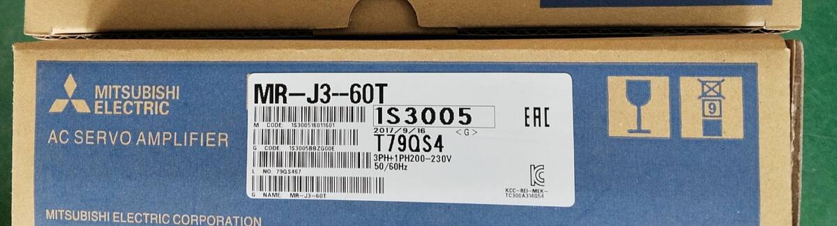 新品★日本の首都発★適当お願いごと★税込 MITSUBISHI/三菱 MR-J3-60T サーボアンプリファイアー★６ヶ月引き受ける