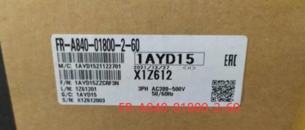 新品★東京発★適格請求★税込★ MITSUBISHI 三菱電機 FR-A840-01800-2-60 55KW (互換FR-A840-55K)インバーター ★6ヶ月保証|虹色の空