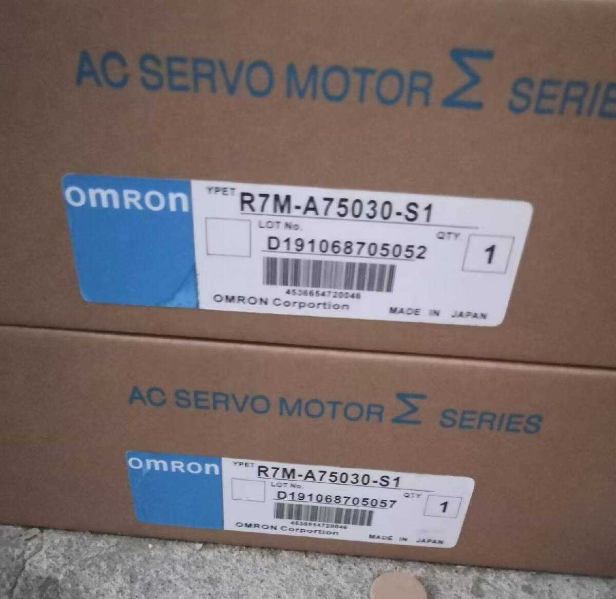 新品★日本の首都発★適当お願いごと★税込 OMRON /オムロン サーボ原動機 R7M-A75030-S1★６ヶ月引き受ける
