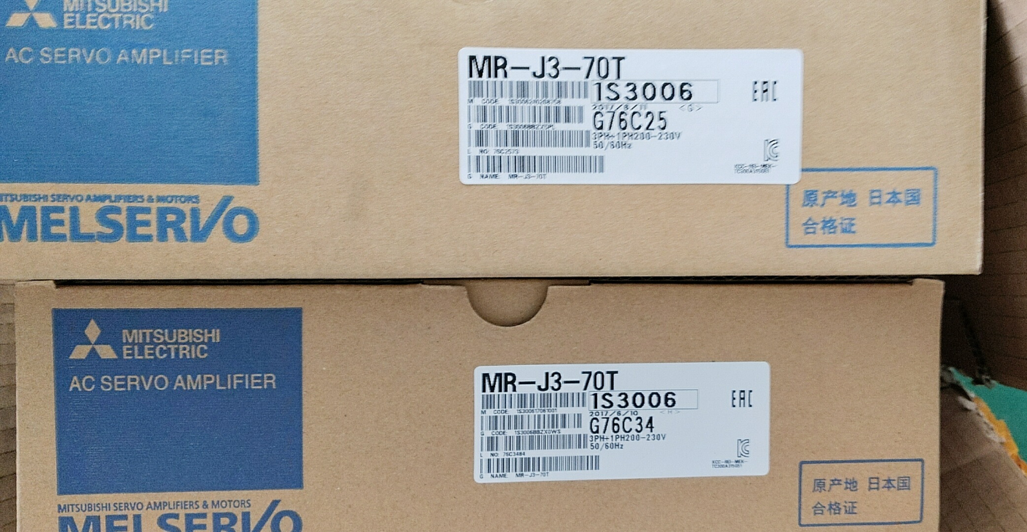 新品★日本の首都発★適当お願いごと★税込 MITSUBISHI/三菱 MR-J3-70T サーボアンプリファイアー★６ヶ月引き受ける