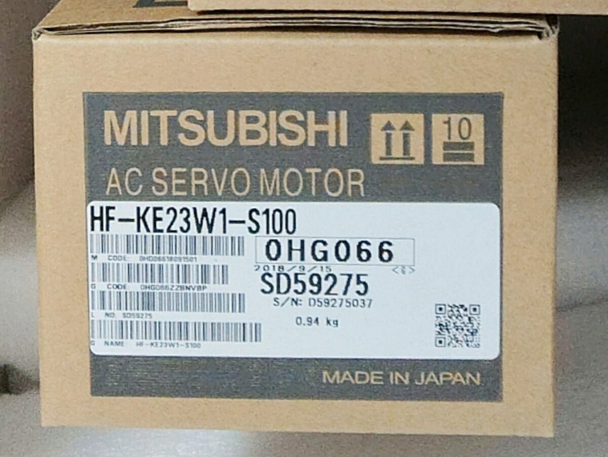 新品★東京発★適格請求★税込 MITSUBISHI/三菱 HF-KE23W1-S100 サーボモーター★６ヶ月保証｜虹色の空