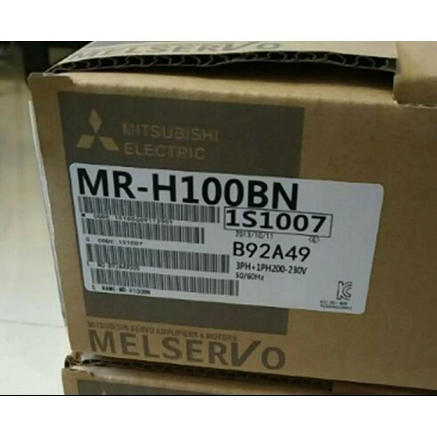 新品★東京発★適格請求★税込 MITSUBISHI/三菱 MR-H100BN サーボドライブ★６ヶ月保証｜虹色の空