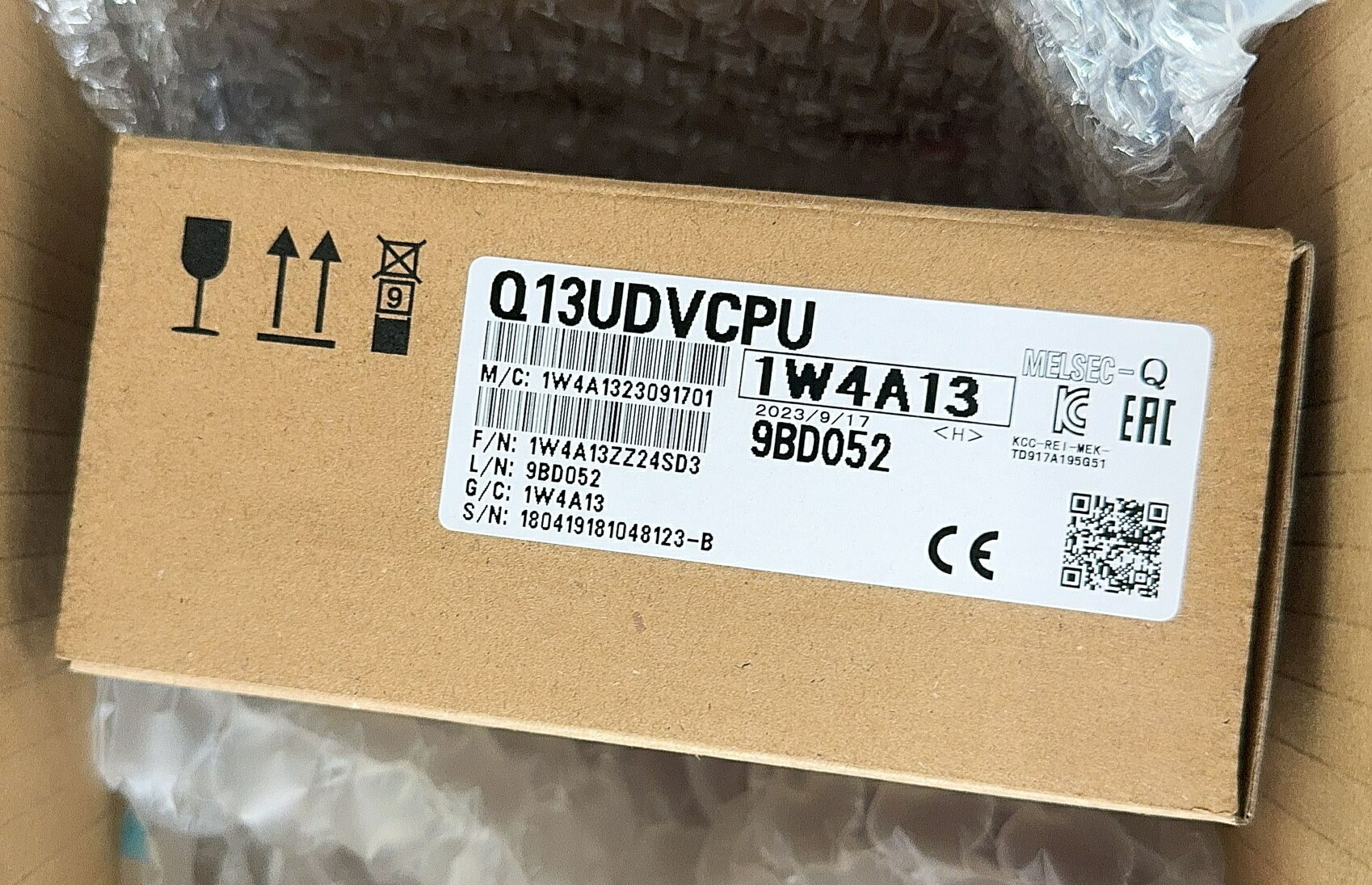 新品★東京発★適格請求★税込 MITSUBISHI/三菱 Q13UDVCPU 高速タイプQCPU シーケンサ―★６ヶ月保証