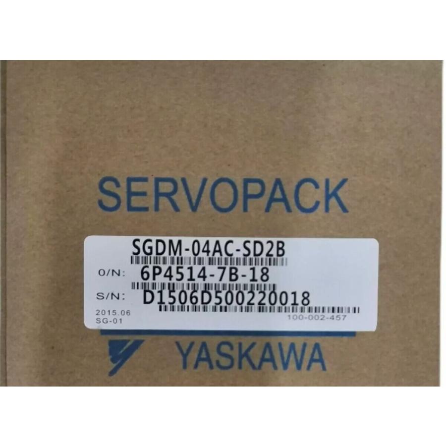新品★東京発★適格請求★税込 YASKAWA / 安川電機 サーボドライバー SGDM-04AC-SD2B ★6ヶ月保証｜虹色の空