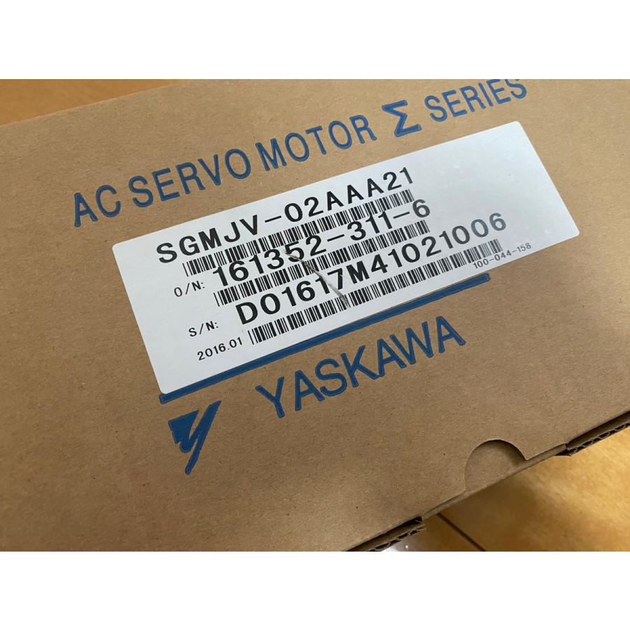 新品★日本の首都発★適当お願いごと★税込 YASKAWA / 安川電機 SGMJV-02AAA21 サーボ原動機★6ヶ月引き受ける