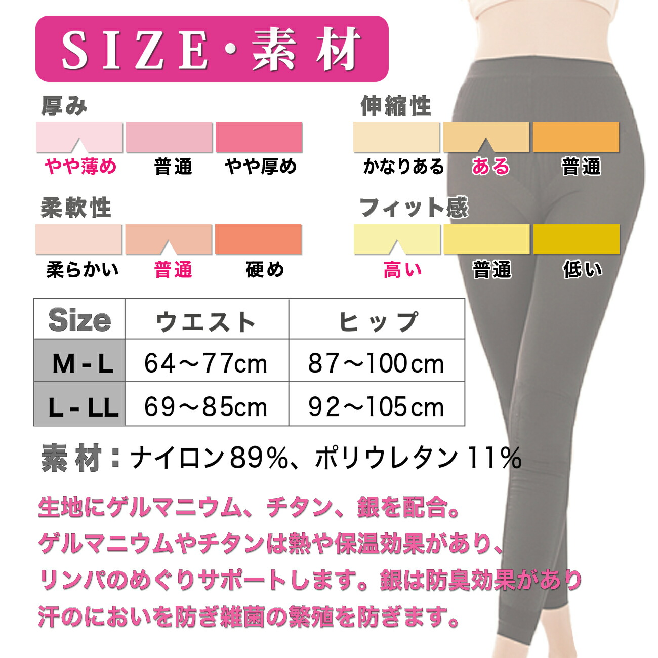 2枚セットおやすみ用着圧スパッツレギンス美脚美尻加圧ダイエット補正下着足痩せヒップアップスタイルアップ矯正加圧