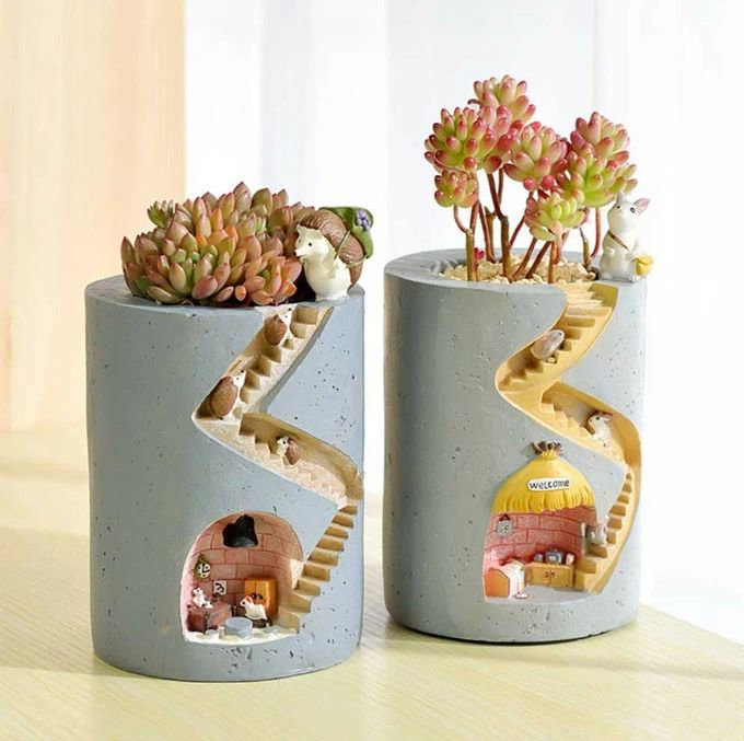【百貨店SALE】プランター 鉢 今めかしい 盆栽 ミニ鉢 鉢植え 多肉植物 観葉草木 花 作りだす 差し上げ物 差し上げ物 愛くるしい ガーデニング 雑貨 軽さ