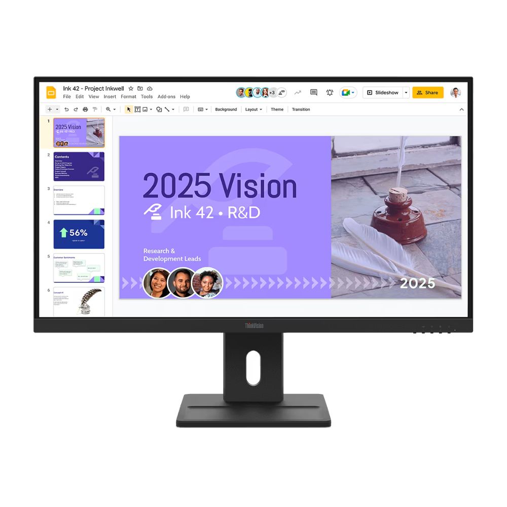 Lenovo レノボ 管する ThinkVision E27q-40 64BDGAR4JP ( 27型 QHD 非光輝 IPS HDMI DisplayPort チルト スイ呼びりん 心棒 高さ調節する Vesa 内蔵金棒引き )
