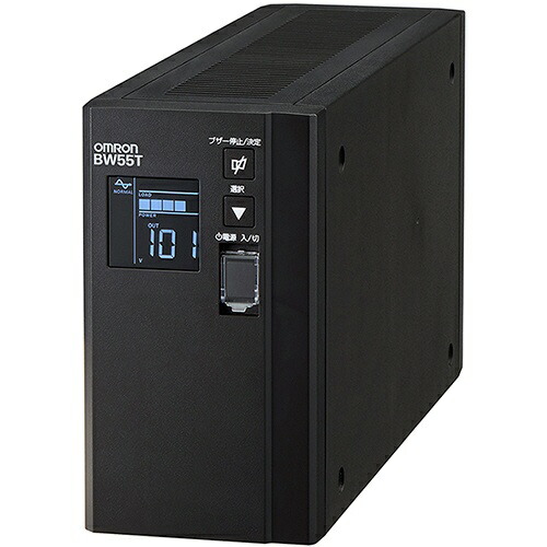 オムロン UPS 無停電ワット数とり備える BW55T ( 550VA 340W 小型 軽さ 常時商用給電 正弦波最終生産物)