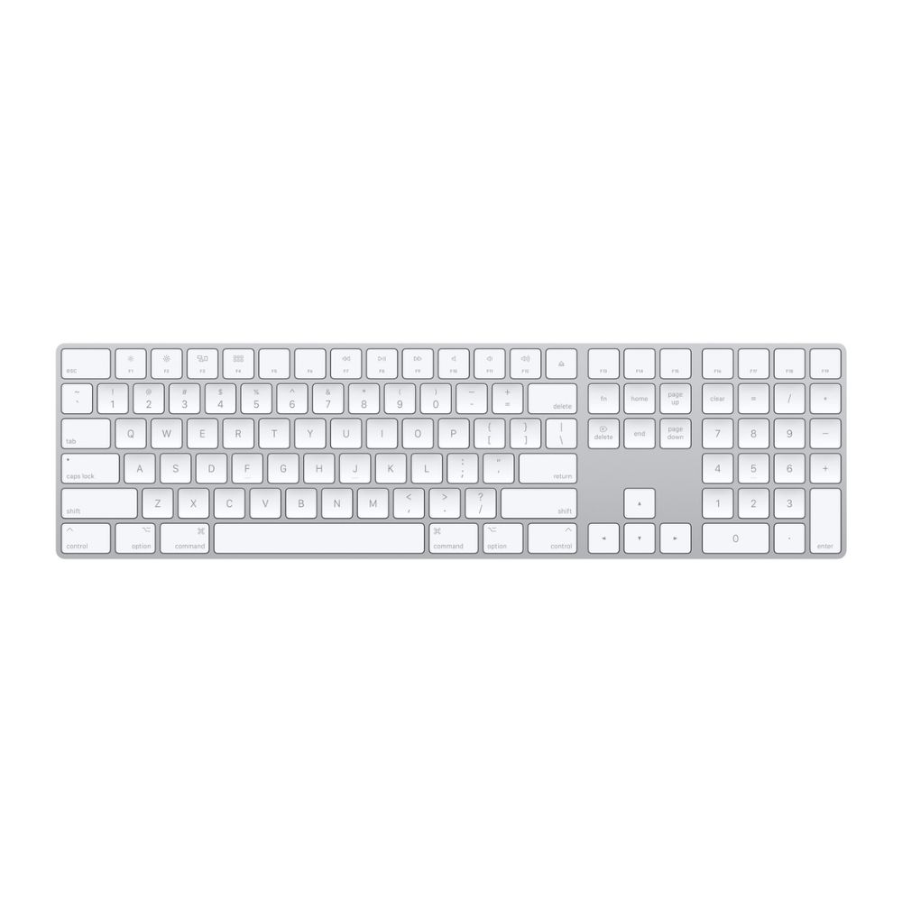 Apple アップル キーボード Magic Keyboard 英語 (US) テンキーつき Lightning - USB-A MXCJ3LL/A 国内正規品｜ココアウェブマーケット店