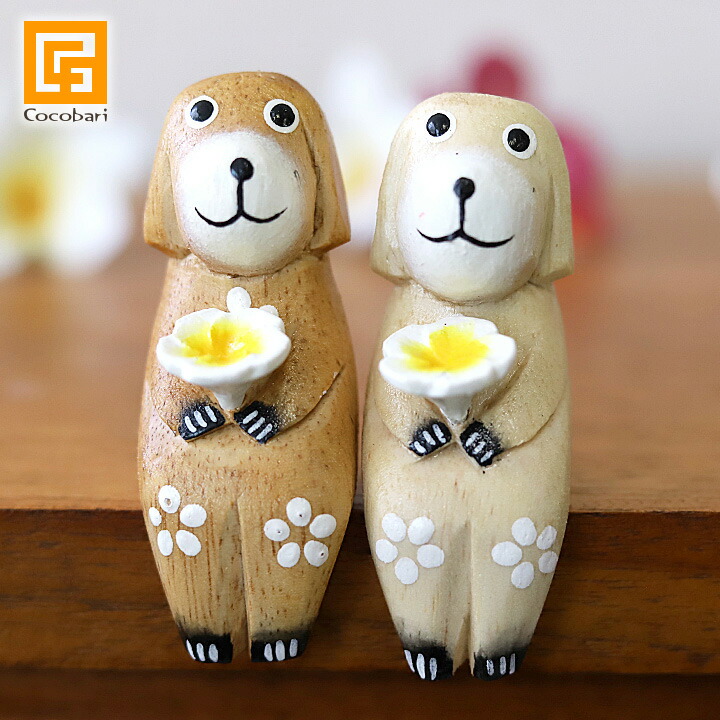 楽天市場】角にお座る木製置物 3匹 : BCD SHOP