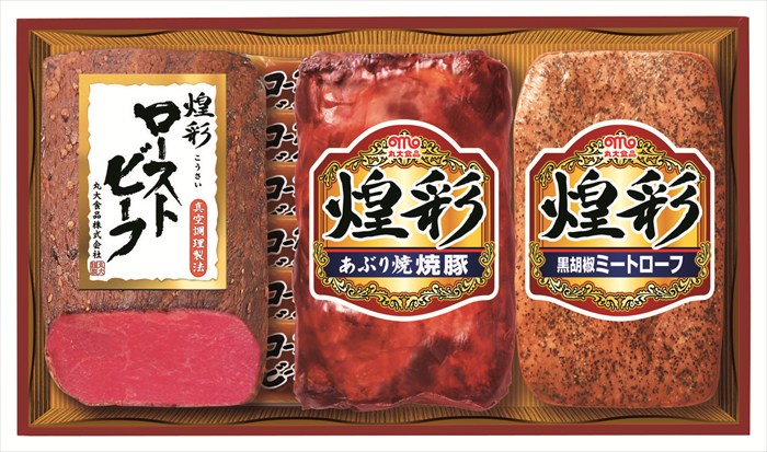 丸大食品煌彩ハムギフト 3本詰 GT-403R ギフト 早割 お中元 お歳暮 御見舞 お見舞い お取り寄せ グルメスイーツ