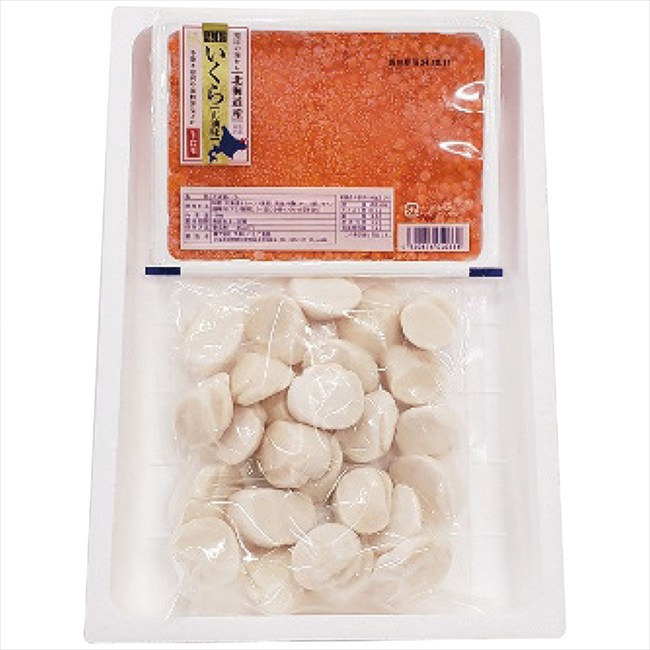 網走水産 北海道産 いくら・ほたてセット AP-957 内祝 内祝い お祝 御祝 記念品 出産内祝い プレゼント 快気祝い 粗供養 引出物