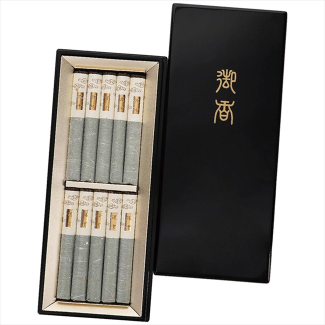 日本香堂 瑞雲 塗箱短寸10把セット 61704 内祝 内祝い お祝 御祝 記念品 出産内祝い プレゼント 快気祝い 粗供養 引出物
