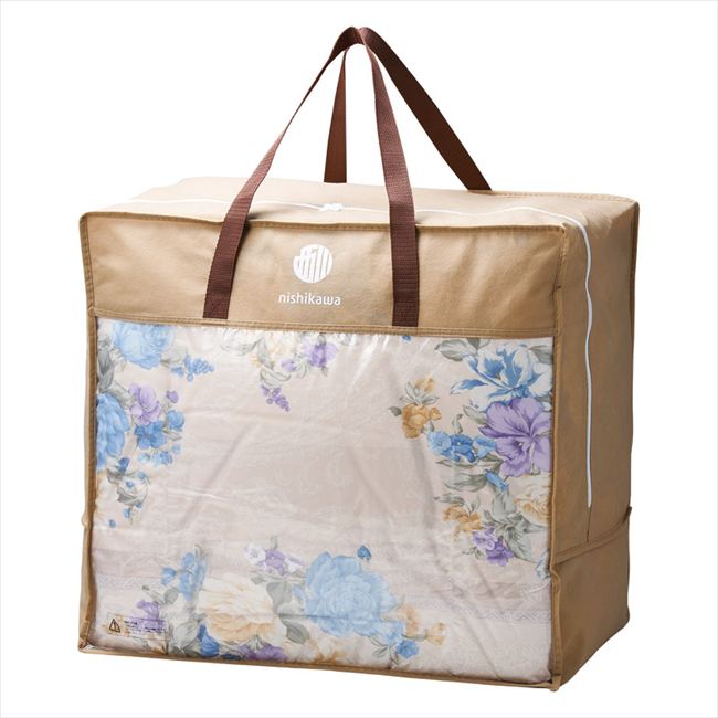 nishikawa 羽毛肌掛けふとん（増量タイプ） サックス KE02251213 内祝 内祝い お祝 御祝 記念品 出産内祝い プレゼント 快気祝い 粗供養 引出物