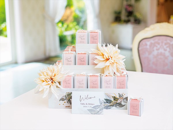 ダリアグレース（コーラルＰ）　３４個セット 1180 内祝い 結婚式 記念品 プレゼント 内祝 出産内祝い｜贈り物専門店ココイロギフト