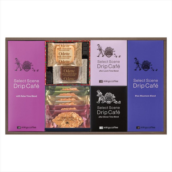 三喜屋珈琲 セレクトシーンドリップコーヒー&モロゾフ焼菓子詰合せ SSD-50MS 内祝 内祝い お祝 御祝 記念品 出産内祝い プレゼント 快気祝い 粗供養 引出物