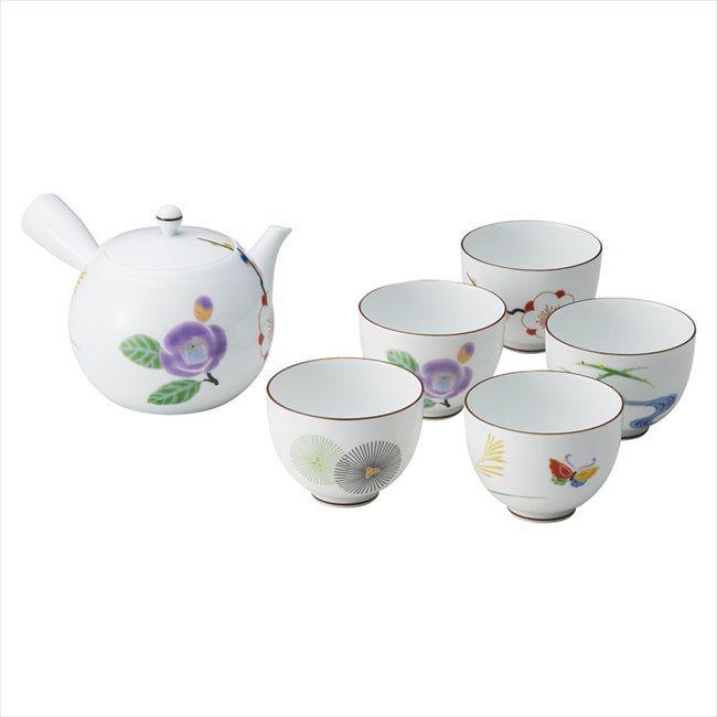 香蘭社 〈はんなり〉 茶器揃　 1052-AMN 内祝 内祝い お祝 御祝 記念品 出産内祝い プレゼント 快気祝い 粗供養 引出物