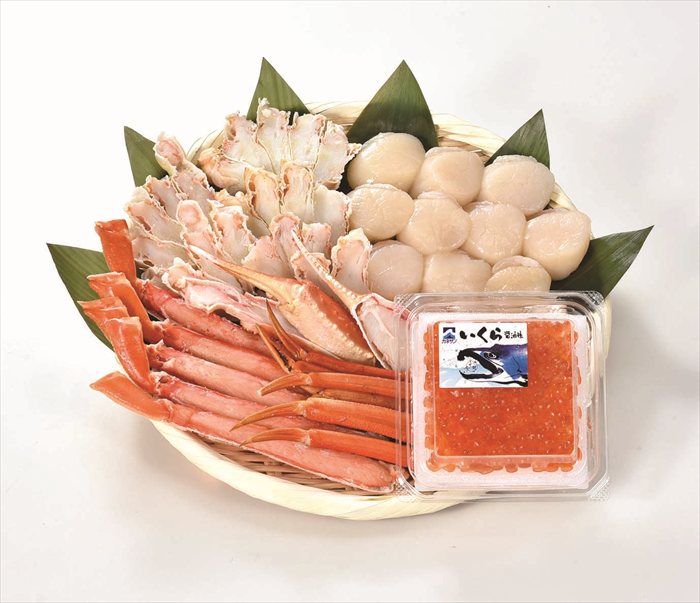送料無料 北海道産地直送 カネサン佐藤水産 海産3種セット ※ご注文後約7～10日前後での発送となります。沖縄・離島へは別途配送料が発生いたします お取り寄せグルメ スイーツ｜贈り物専門店ココイロギフト 7,615円