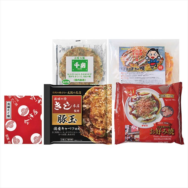 母の日 お好み焼きたこ焼きセット＜5食＞ 6603-50 ※お届け日5/8～10※日付指定不可 送料無料 母の日 父の日 ギフト お取り寄せ スイーツ