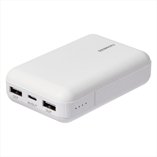 モバイルバッテリー AV-9110W 景品 記念品 粗品 ノベルティ 名入れ 御挨拶 ご挨拶