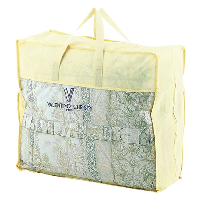 ヴァレンティノ・クリスティ− 羽毛合い掛け布団(バッグ入) VCF-430-7 景品 記念品 粗品 ノベルティ 名入れ 御挨拶 ご挨拶|贈り物専門店ココイロギフト