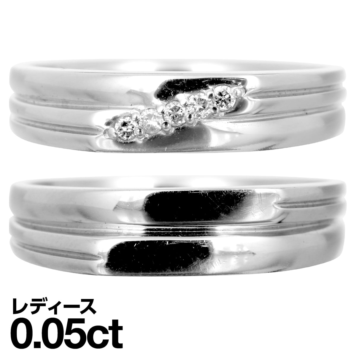宅送 ペアリング シルバー925 シルバーリング ダイヤモンド 2本セット 天然ダイヤ 品質保証書 金属アレルギー 日本製 ホワイトデー ギフト プレゼント Smtb S Rakuten Opk Rks Org