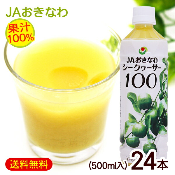 10673円 営業 シークワーサー 原液 果汁100％ 500ml×24本 JAおきなわ 青切り シークワーサージュース ノビレチン