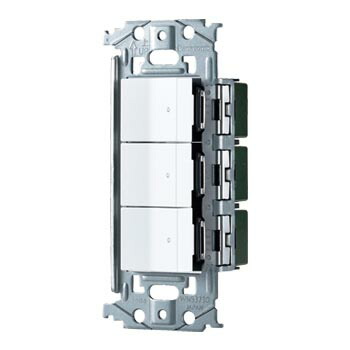 【WNSS51555W】パナソニック SO-STYLE（ソー スタイル）デザイン配線器具 埋込スイッチセット(ほたるスイッチC×3) マットホワイト